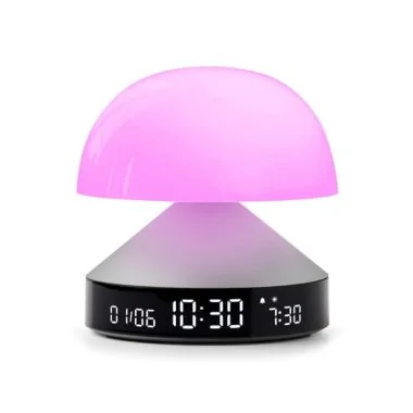 Rose Réveil Lexon - Lampe Réveil Simulateur d'Aube - Mina Sunrise - Aluminium