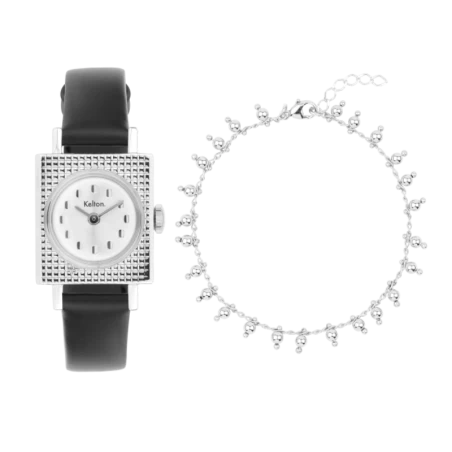 Coffret de Noël - Montre Kelton Lady 50 Argent x Bracelet Gipsy Argent