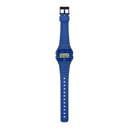 Entière Montre Casio - Timeless Collection - Bracelet en Résine Bio Bleu - Digitale