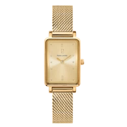 Pierre Lannier Watch - Ariane - Rectangular - Gold-Plated Milanese Strap 057H542