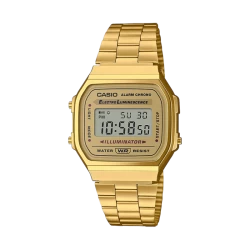 Montre Casio - Casio Vintage - Illuminator - Dorée - A168WG-9EF