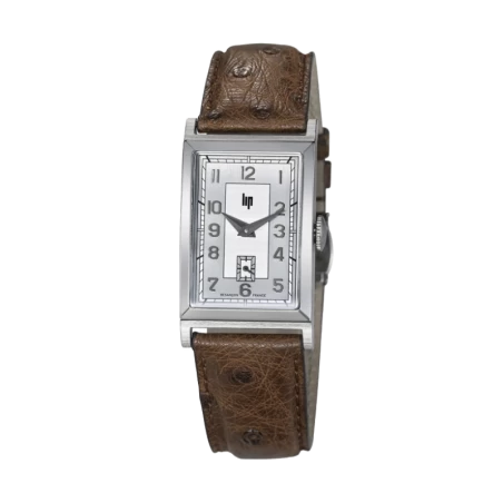 Montre LIP - T18 Original - Série Limitée - Cuir Autruche Marron