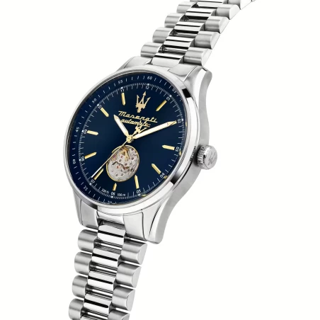 Profil Montre Maserati - Sorpasso - Automatique Squelette - Cadran Bleu - R8823124002