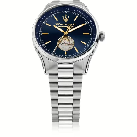 Cadran Montre Maserati - Sorpasso - Automatique Squelette - Cadran Bleu - R8823124002