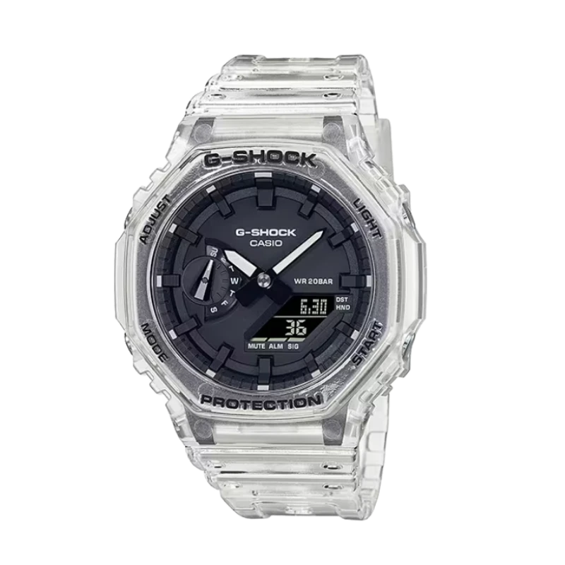 Montre Casio - G-shock - Série GA2100 - Transparente - GA-2100SKE-7AER