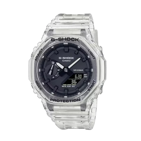 Montre Casio - G-shock - Série GA2100 - Transparente - GA-2100SKE-7AER