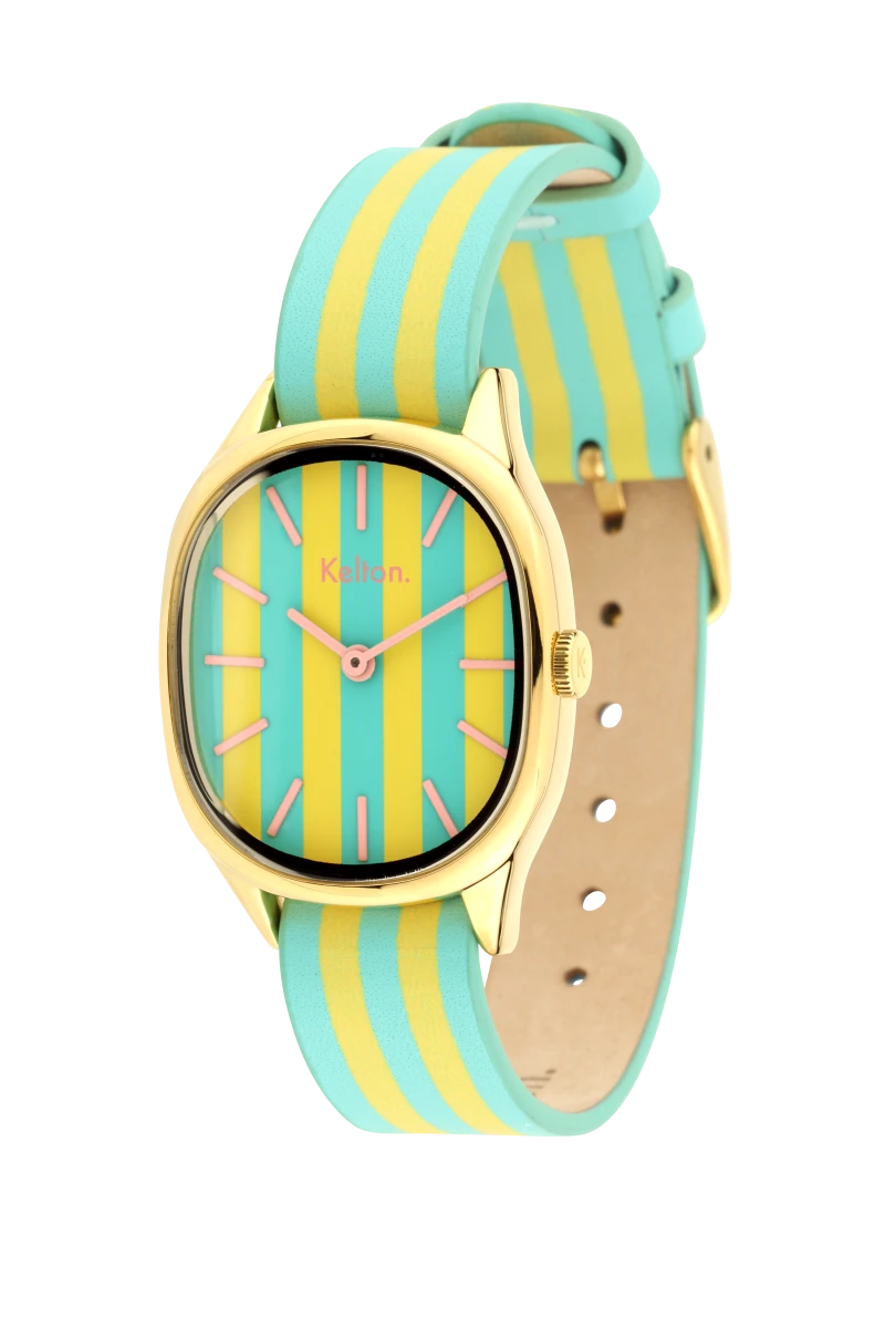 Profil Montre Kelton - Colorama - Citron et Basilic