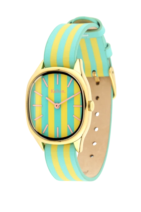 Profil Montre Kelton - Colorama - Citron et Basilic