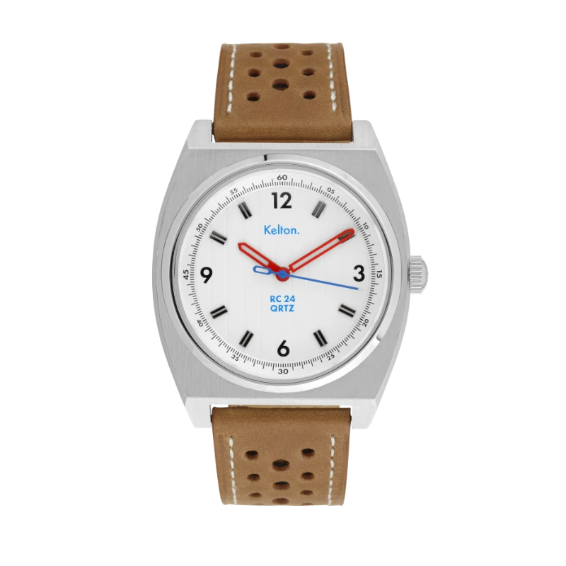 Montre Kelton - RC24 - Quartz - Blanche et Marron