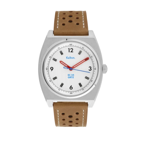 Montre Kelton - RC24 - Quartz - Blanche et Marron