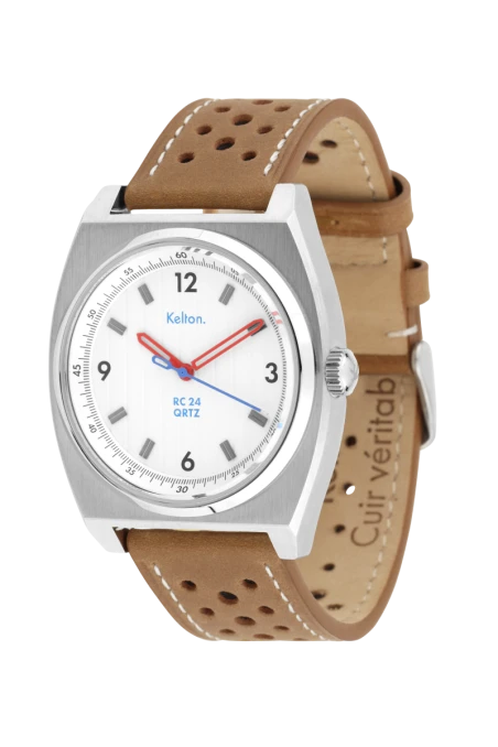 Profil Montre Kelton - RC24 - Quartz - Blanche et Marron