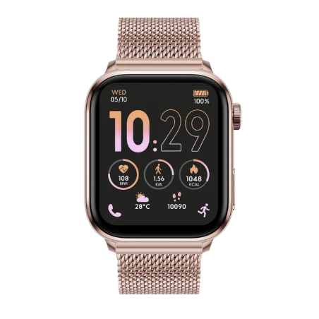 Montre Ice-Watch - Ice Smart 3.0 - Rectangulaire 1.78 - Connectée - Maille Milanaise Rose