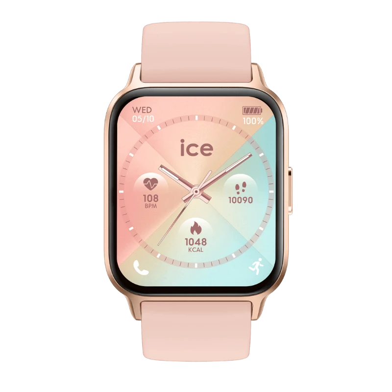 Montre Ice-Watch - Ice Fit 1.0 - Rectangulaire 1.78 - Connectée - Rose