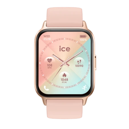 Montre Ice-Watch - Ice Fit 1.0 - Rectangulaire 1.78 - Connectée - Rose