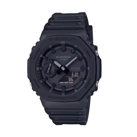 Montre Casio - G-shock - Série 2100 - Anadigitale Noire Argent - GA-2100-1A1ER