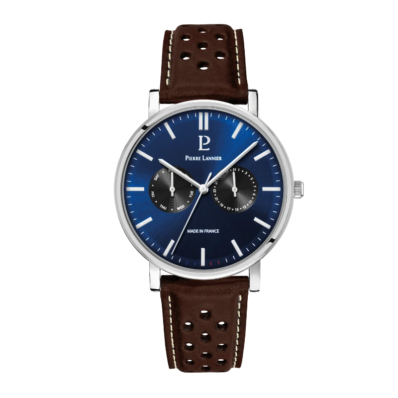 Montre Pierre Lannier - Essential - Multifonctions - Cadran Bleu