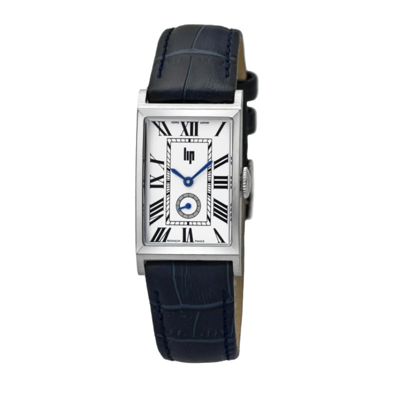 Montre LIP - Churchill T18 - Petites Secondes - Cuir Bleu
