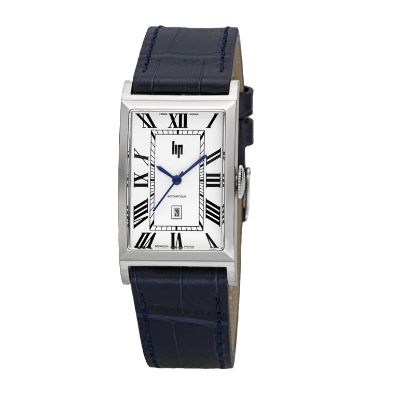 Montre LIP - Churchill T26 - Automatique - Dateur - Cuir Noir