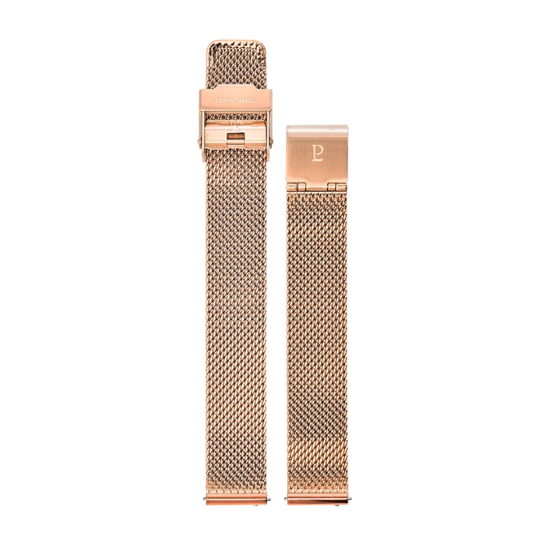 Bracelet de montre Pierre Lannier - Femme - Acier Milanais Doré-Rose 14mm