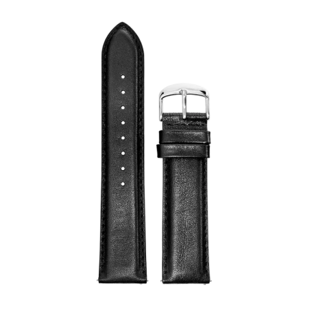 Bracelet de montre Pierre Lannier - Homme - Cuir Noir - 22mm