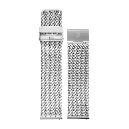 Bracelet de montre Pierre Lannier - Homme - Acier Milanais Argenté - 22mm