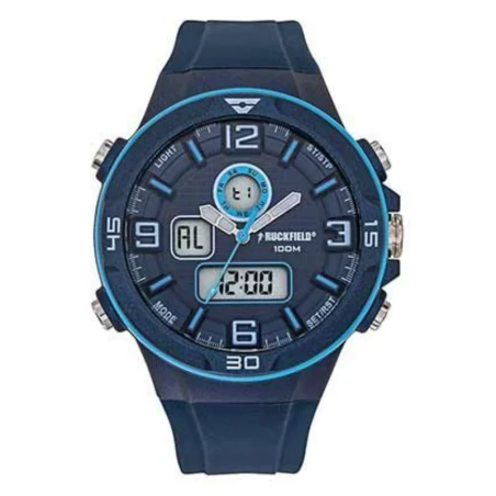 Montre Ruckfield Sport Anadigital Multifonction Silicone Bleu