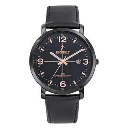 Montre Ruckfield - Rugby - Dateur - Noir et Doré-Rose