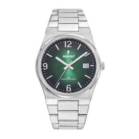 Montre Ruckfield - Argenté - Dateur - Argenté et Verte - 685215