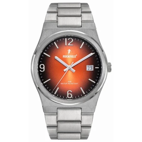 Montre Ruckfield - Argenté - Dateur - Argenté et Orange - 685218