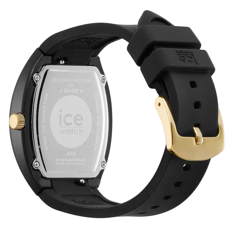 Montre ICE dome Black Gold – Élégance noire et éclat doré