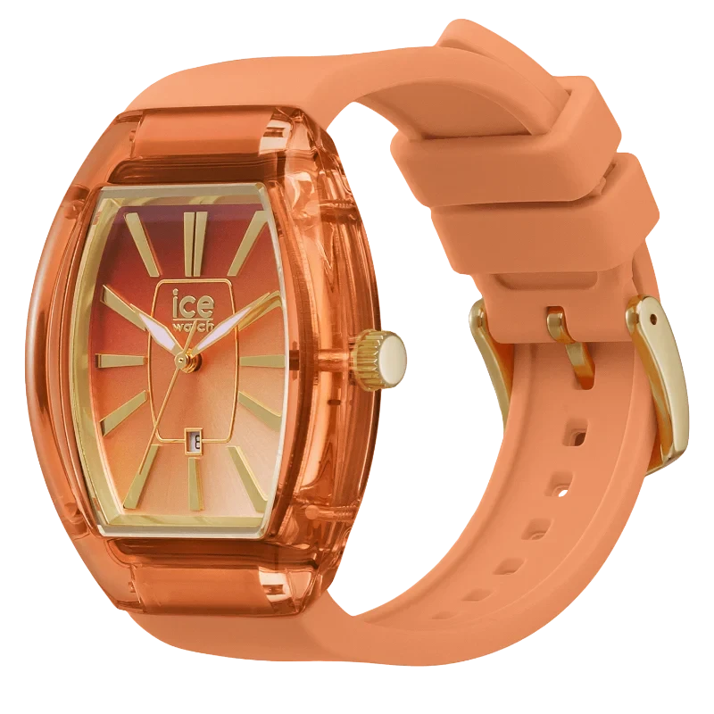 Montre ICE dome Peach Cherry Sunset – Dégradé solaire raffiné