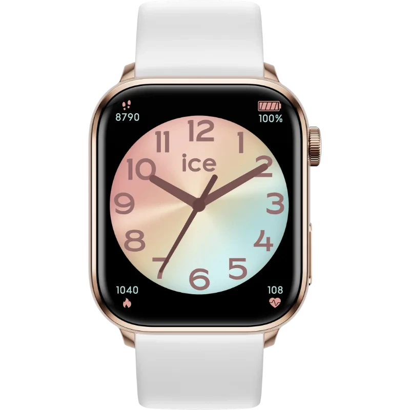 ICE Smart 2.0 Rose-Gold White – Montre connectée élégante et performante