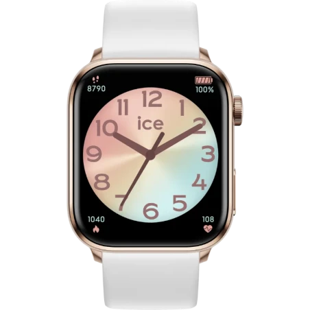 ICE Smart 2.0 Rose-Gold White – Montre connectée élégante et performante