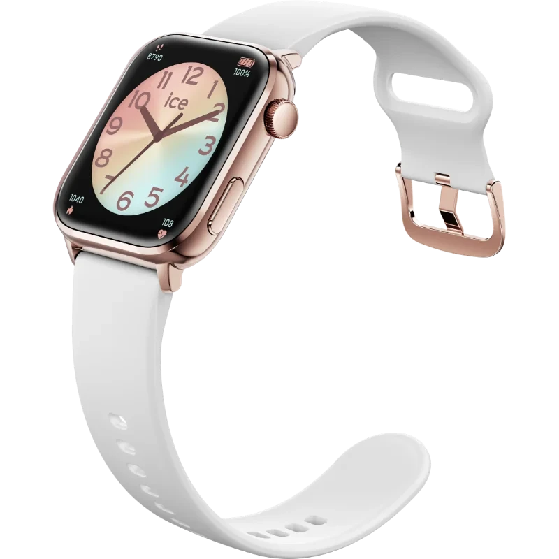 ICE Smart 2.0 Rose-Gold White – Montre connectée élégante et performante