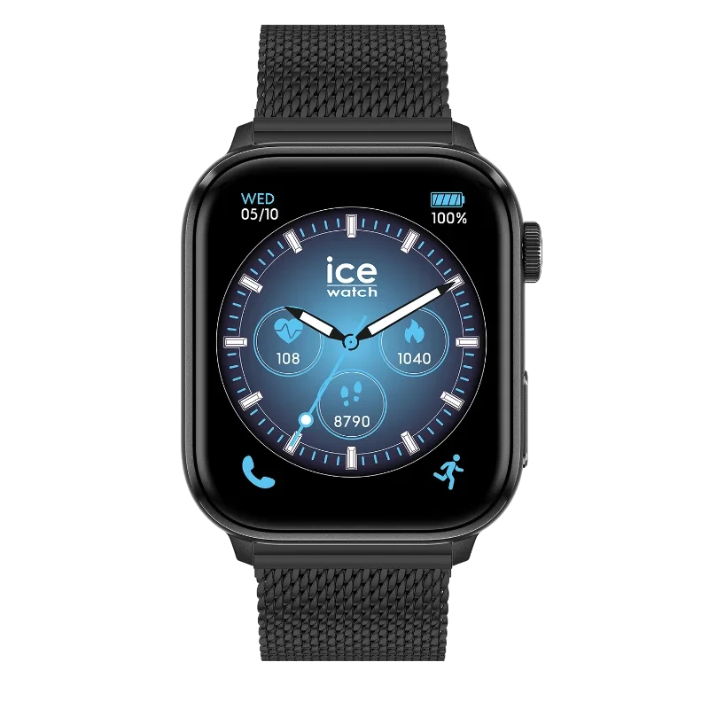 ICE Smart 3.0 Black Milanese – Montre connectée avec GPS et style