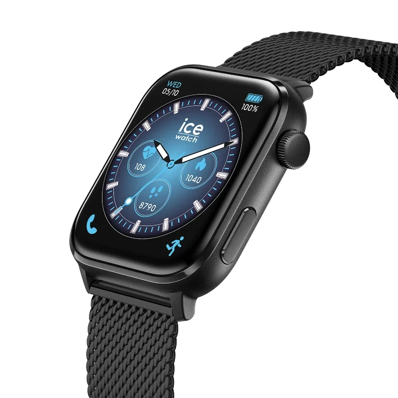 ICE Smart 3.0 Black Milanese – Montre connectée avec GPS et style