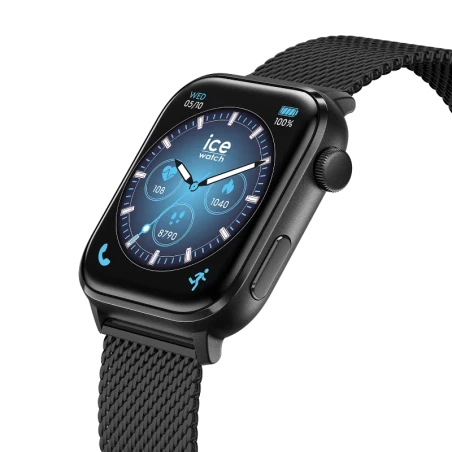 ICE Smart 3.0 Black Milanese – Montre connectée avec GPS et style