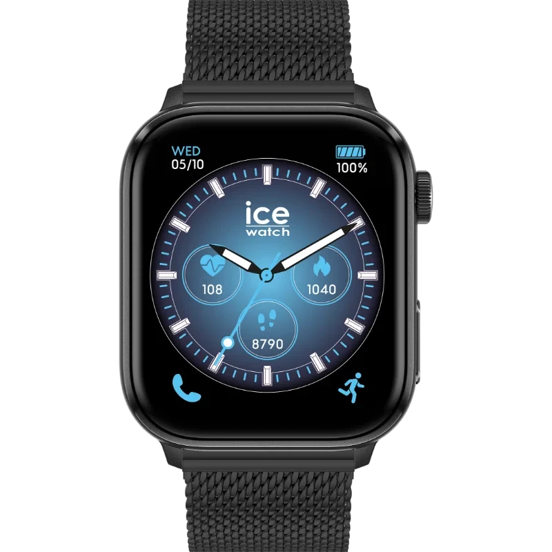 ICE Smart 3.0 Black Milanese – Montre connectée avec GPS et style
