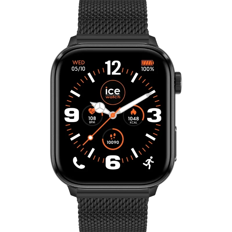 ICE Smart 3.0 Black Milanese – Montre connectée avec GPS et style
