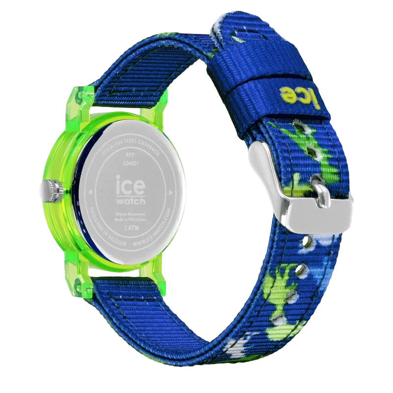 Montre Enfant ICE Learning Green Dinosaur S32 Bleu