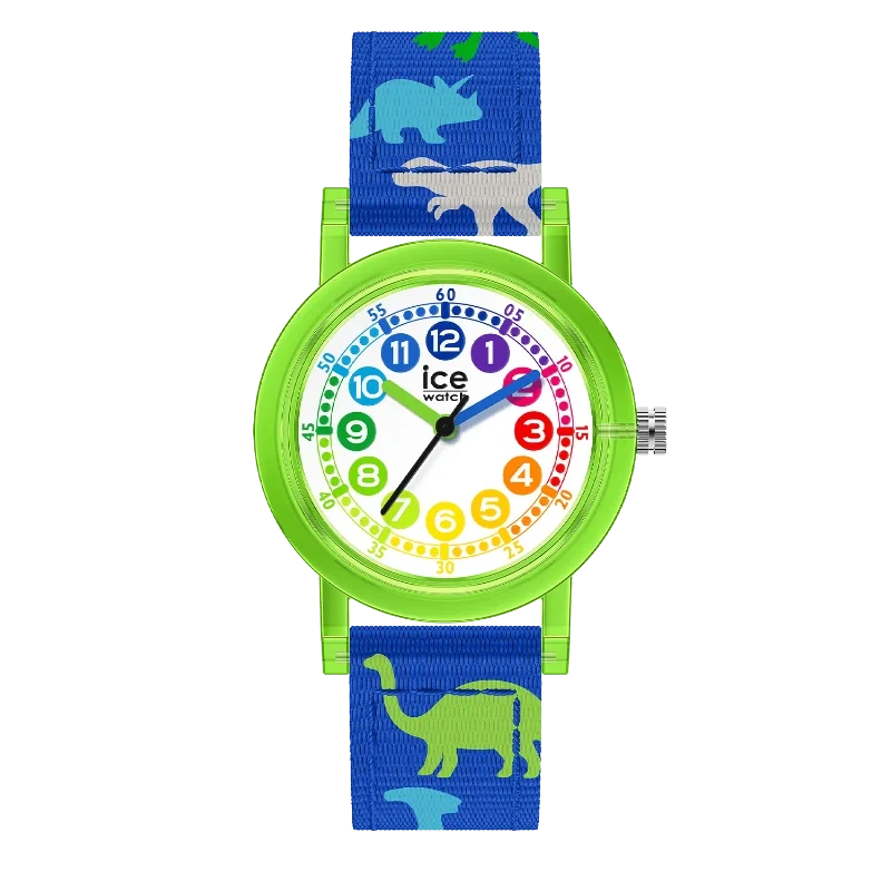 Montre Enfant ICE Learning Green Dinosaur S32 Bleu