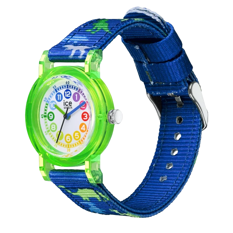 Montre Enfant ICE Learning Green Dinosaur S32 Bleu