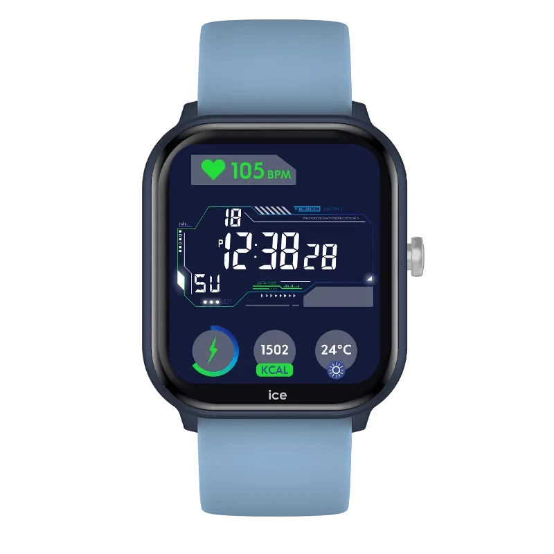 Montre connectée enfant ICE Smart Junior 3.0 Blue, AMOLED 1.75", IP68, 6-10 ans. Jeux, santé, notifications. Vite, sur Clubdelam