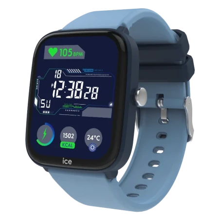 Montre connectée enfant ICE Smart Junior 3.0 Blue, AMOLED 1.75", IP68, 6-10 ans. Jeux, santé, notifications. Vite, sur Clubdelam