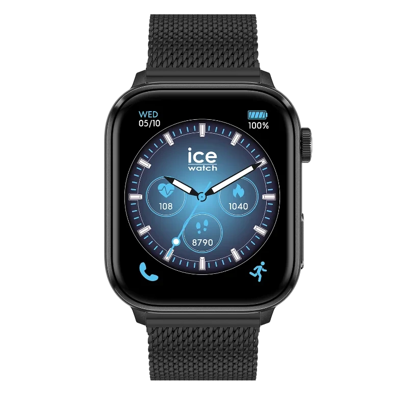 Montre Connectée ICE Smart 3.0 Black Milanese 1.78 AMOLED