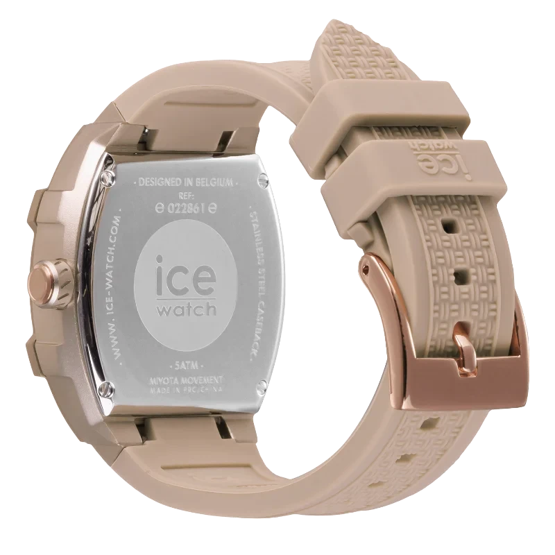 Montre Élégante ICE Boliday Timeless Taupe Rose-Gold
