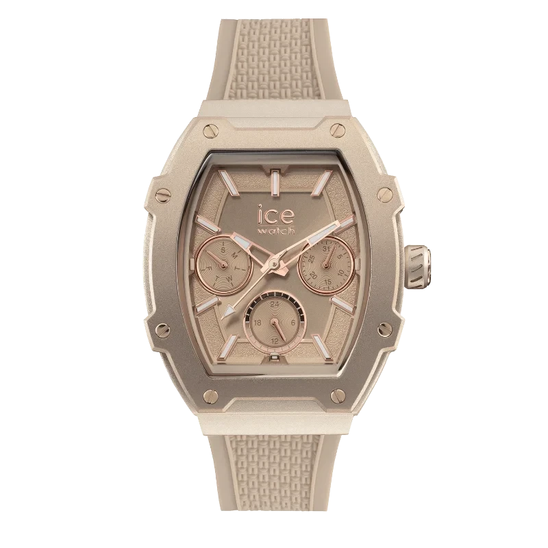 Montre Élégante ICE Boliday Timeless Taupe Rose-Gold