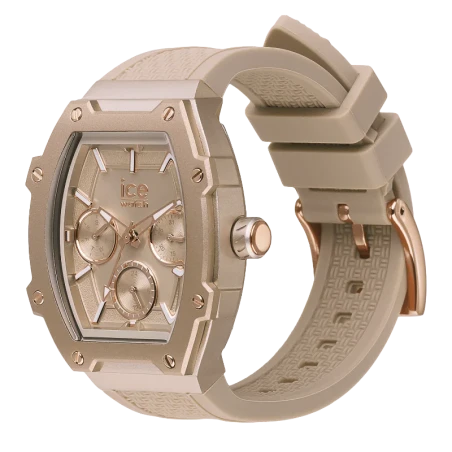 Montre Élégante ICE Boliday Timeless Taupe Rose-Gold