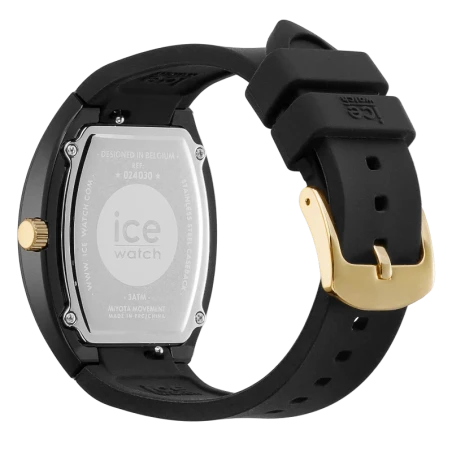 Montre Élégante ICE Dome Black Glitter Gold Noir Doré