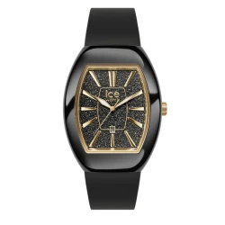 ICE dome - Black Glitter Gold, montre etanche 50 m